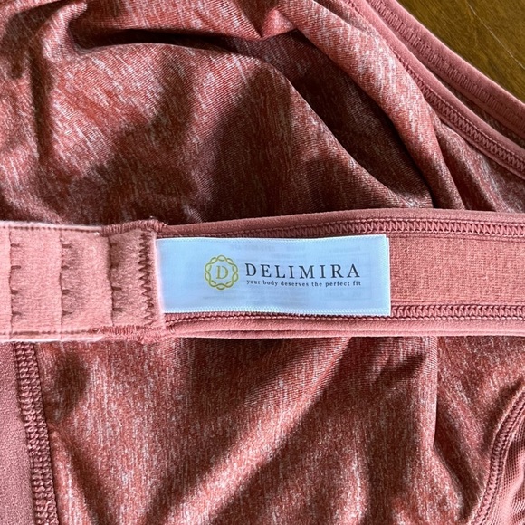 DELIMIRA Front Closure Posture Wireless Back Support Full Coverage Bra 42DX - Picture 3 of 8